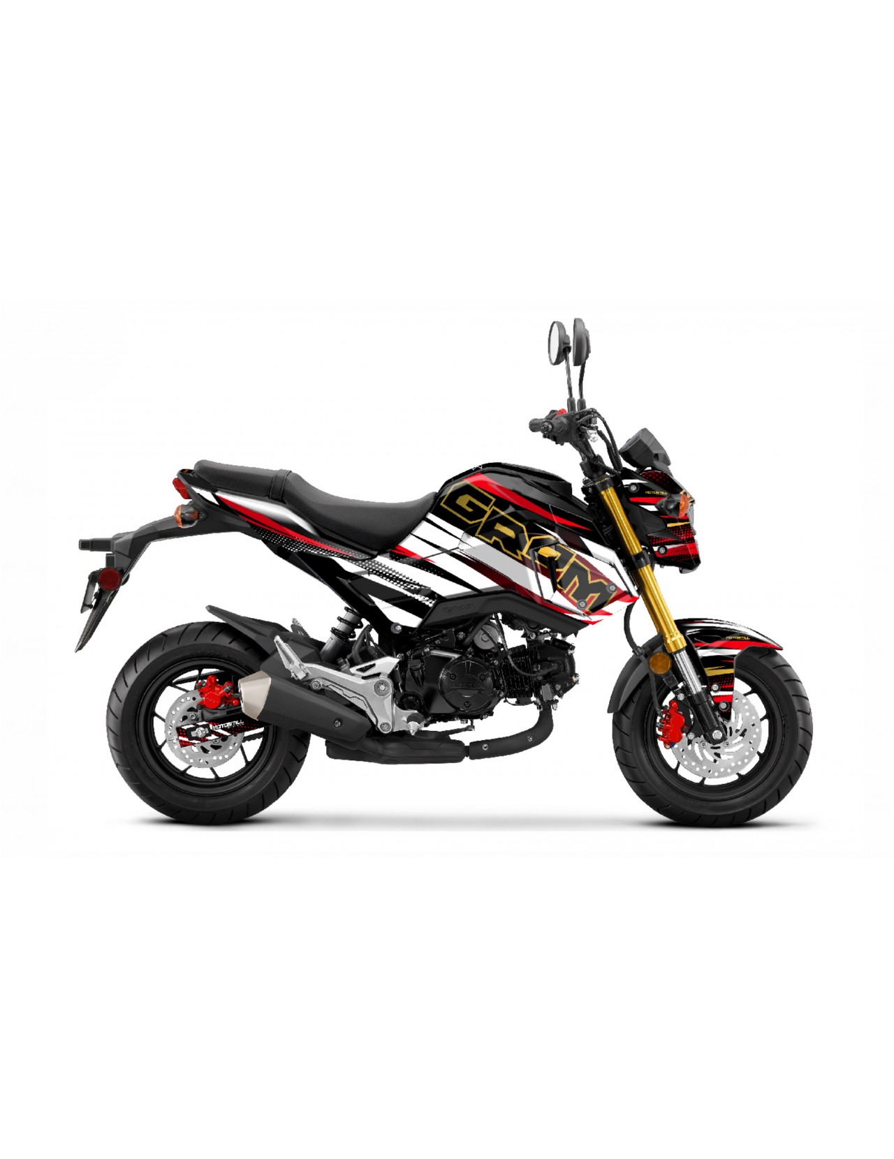 Honda Grom Msx Graphic Kit Honda Grom Msx Decal Kit Honda